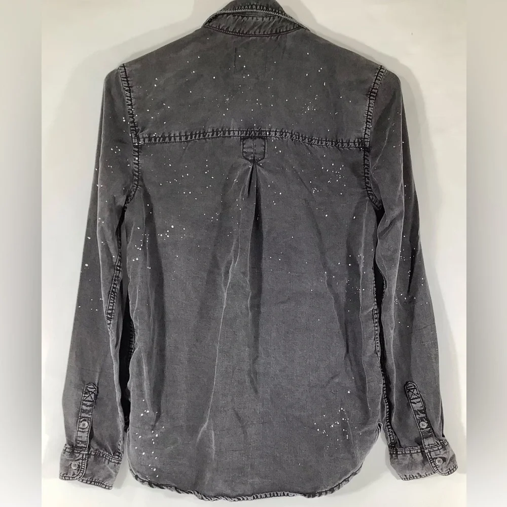 American Eagle Boyfriend Fit Paint
Splatter Button Down-EUC Sz XS-Oversized - Picture 6 of 7